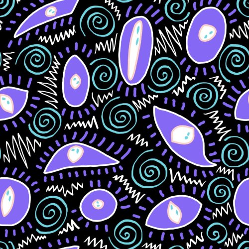 Hypnotize Me by @patternbaseLimited edition seamless pattern to celebrate HIC ET NUNC turning 100 da