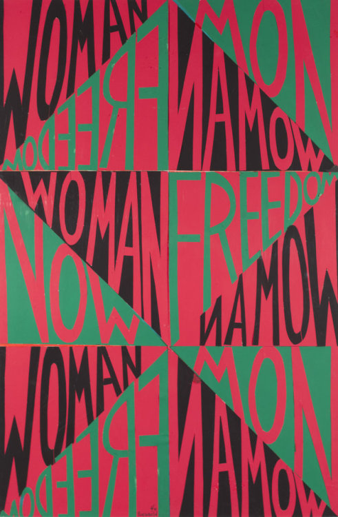 grupaok:Faith Ringgold, Woman Freedom Now, 1970