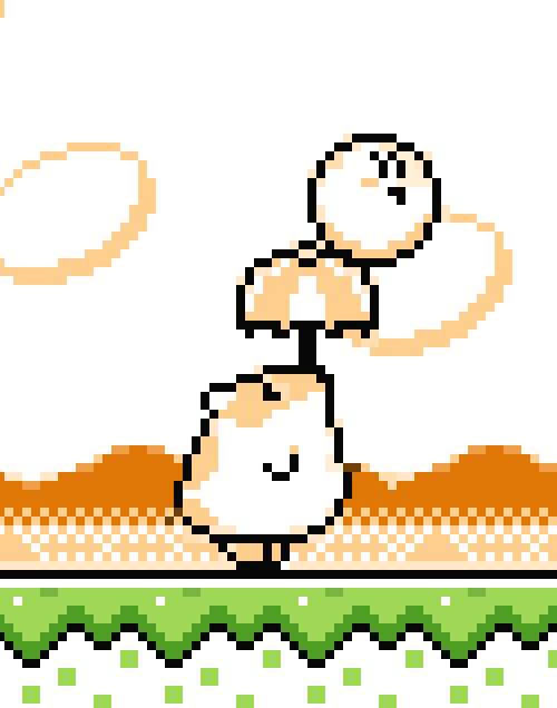 kartridges:  Rick & Kirby - Kirby’s Dream Land 2 - HAL Laboratory, Game Boy (Super Game Boy enhanced), 1995.