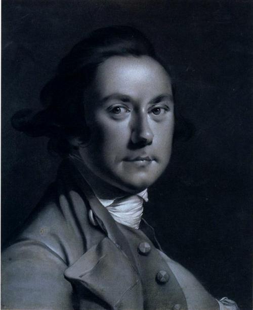 artist-joseph-wright:Self-Portrait, 1765, Joseph WrightMedium: chalk,paper