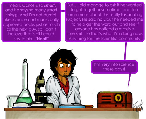 woodchuckvirus:  In which I don’t often get to see Carlos’ side of the whole