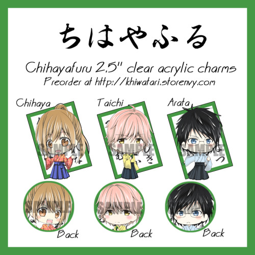  Preorders for our new acrylic charms are open! Discount on every 3 charms and you can mix and match