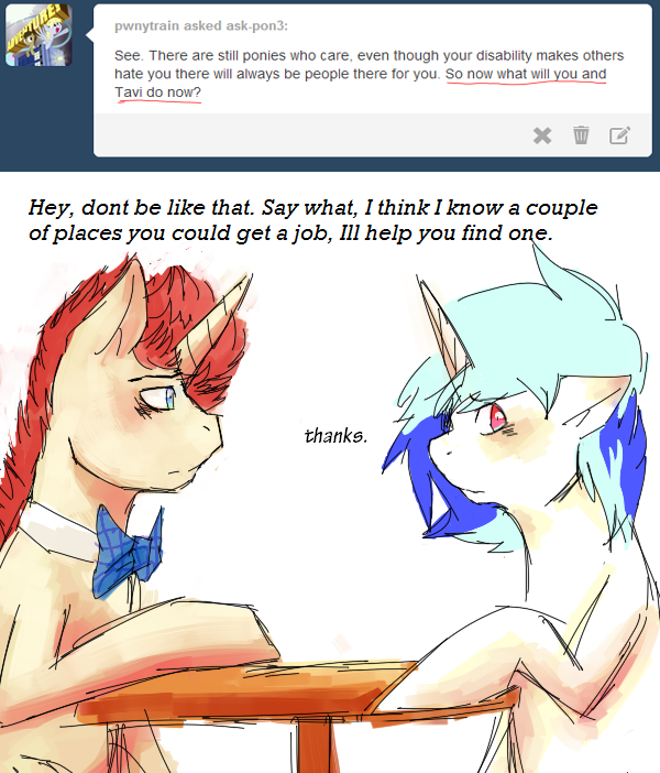ask-pon3:  &ldquo;Your name is Vinyl Scratch, you had just recently lost your