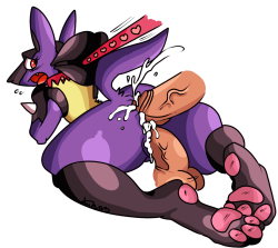 doyourpokemon:  &ldquo;A good Lucario can take on two opponents at once…think of this as practice~&rdquo;