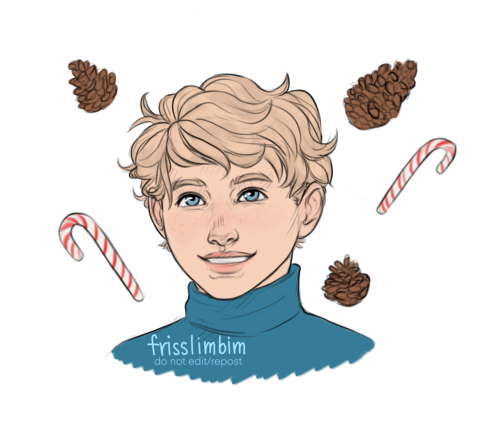 Pinecones and candy canes. Epic and awesome.  ❌ do NOT use, edit or repost my art on ANY social medi