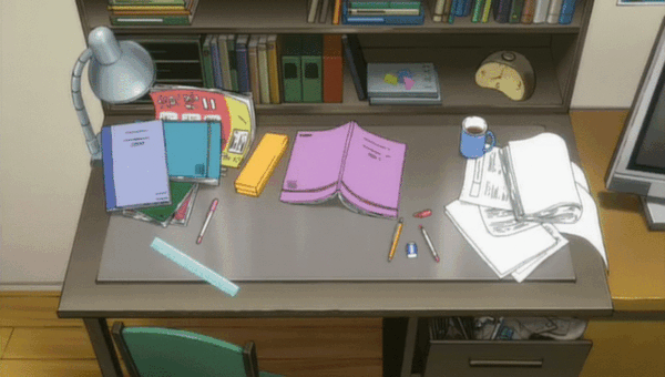Anime Study Desk Inspo | Study desk, Desk inspo, Anime
