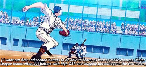 youichi-kuramochi: In the bottom of the fifth, Seidou scores the second run they’ve been wanti