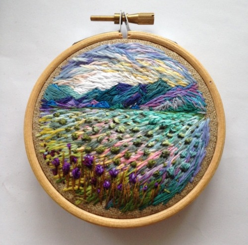 sosuperawesome:Embroidery Art and Brooches, by Shimunia on EtsySee our ‘embroidery’ tag@afksquid ano