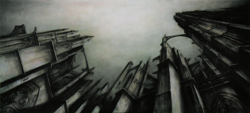 Utopia / Erosion (2007 - oil on canvas) - Maya Kulenovic