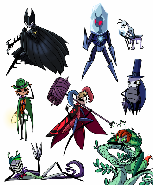 lesliehope72:Batman and his rogues gallery