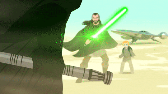 gffa: Star Wars: Galaxy of Adventures | Jedi vs Sith “There’s something about this boy.&