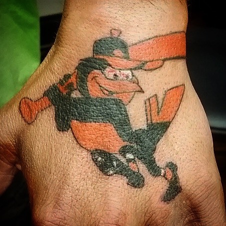 Baltimore Orioles  Baseball  Chris Carter  Tattoos