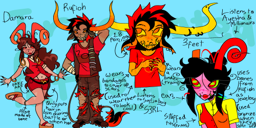 Rufioh And Damara, Redesigns And Hcs ::::3