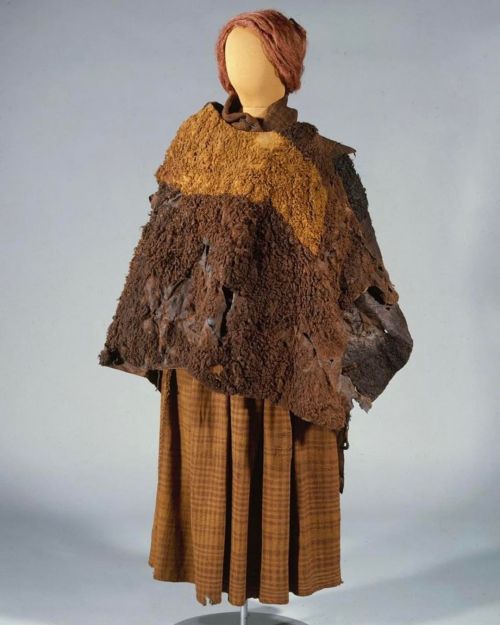 museum-of-artifacts:The 2000-year-old clothes of the Huldremose Woman, a bog body recovered in 1879 