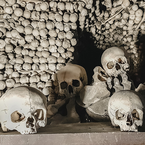 The Sedlec Ossuary, Kutná Hora - Czech Republic  The story of the Sedlec Ossuary in Kutná Hora is th