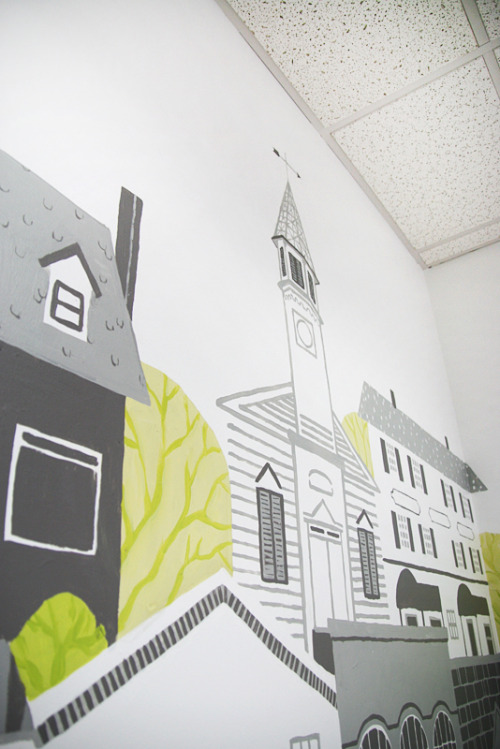 I painted a mural at Kiln &amp; Co&rsquo;s new space in Vienna, Virginia. They wanted an ill