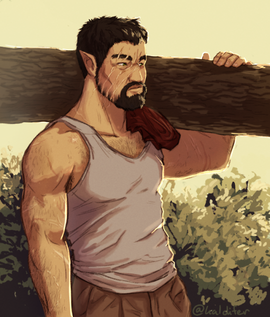 a self indulgent daemir thing from months ago, get yourself a man who builds a house with his bare hands in 2 weeks when he...