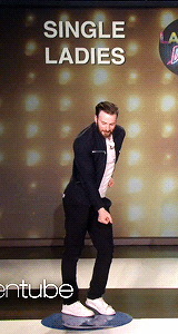 mcavoys:  Last Dance with Chris Evans and Elizabeth Olsen 