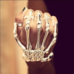 outfitmade:  Grab the ring bracelet here:SKELETON