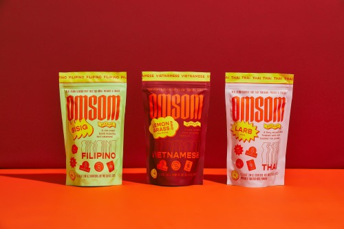Brand Identity for Omsom by OutlineA fiery, feisty food brand with a lot to say and even more to ser