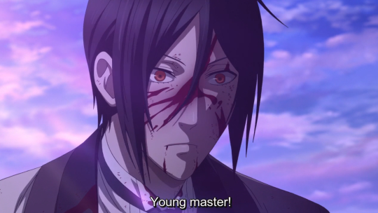 kuroshitsuji-sama:  Can we just take a few seconds and pay attention on Sebastian’s face when Ciel praise him:and there:This smile will kill me! And this one is my favourite,when Ciel motivates him:THIS!He never had a bond with anyone like with Ciel ,and