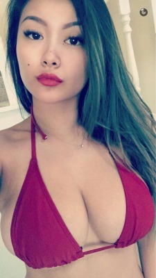 naughty-asian-girl:  Red Bikini http://ift.tt/2pxBvii