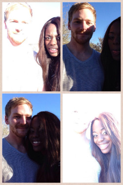 tastefullyoffensive:  &ldquo;The hardest part of being in a biracial relationship is taking a picture together.&rdquo; [whatthecaptcha]  Gonna be my problem