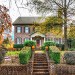 :The house on the hill - love the brick steps and wall 🤎🍁🤎 𝒕𝒉𝒊𝒔