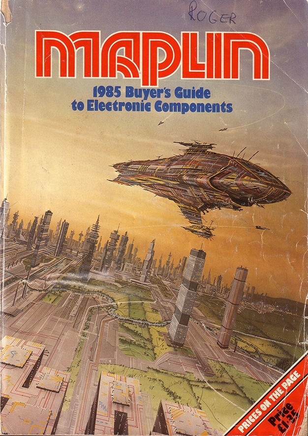 70sscifiart:Maplin catalogue covers, 1979-1990, via this Pinterest page dedicated