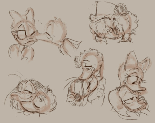 modmad: friend: but how do cartoon ducks kiss tho?me: … how do they??? Here, Scrooge and Goldie are 