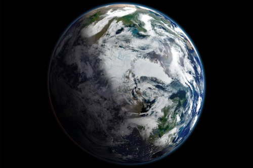 Satelliteimage of the Arctic (2ndSeptember, 2012), from the Suomi NPP satellite.  This is a “mosaic”