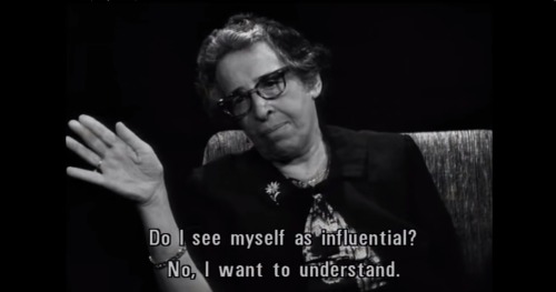 literatuer:Zur Person Interview with Hannah Arendt, October 1964.