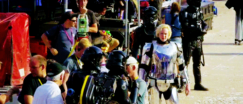 ilanawexler:Captain Phasma without her helmet on, from Good Morning America’s preview of the upcomin
