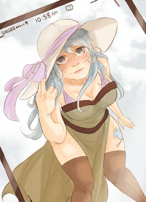 okerii:  it was hot so they took a trip to the beach ┐(￣ヮ￣)┌