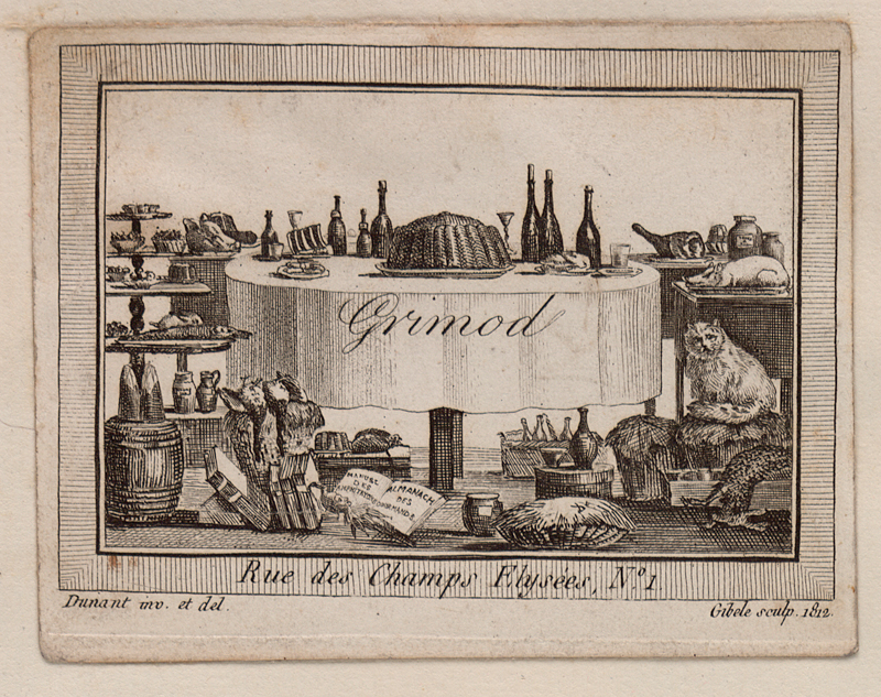 desimonewayland: Visiting Card of Alexandre-Balthazar-Laurent Grimod De La Reynière,