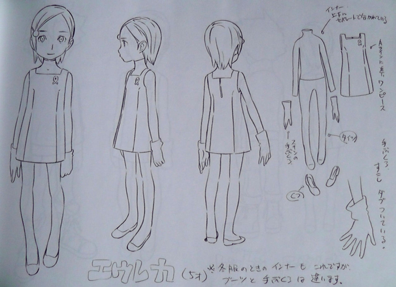 Character sheets of Young Eureka from the Pocket... - ♪ Heaven's ...