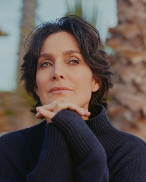 agelesswomen:Carrie-Anne Moss photographed by Ryan Pfluger for The New York Times