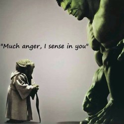 #yoda #hulk #starwars #marvel #marvelcomics