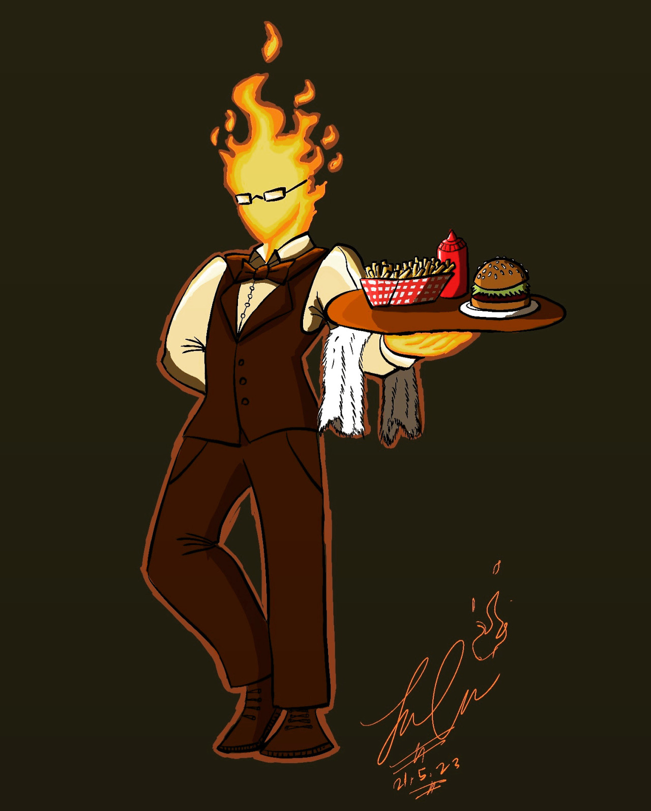 Grillby (Undertale) HD Wallpapers and Backgrounds