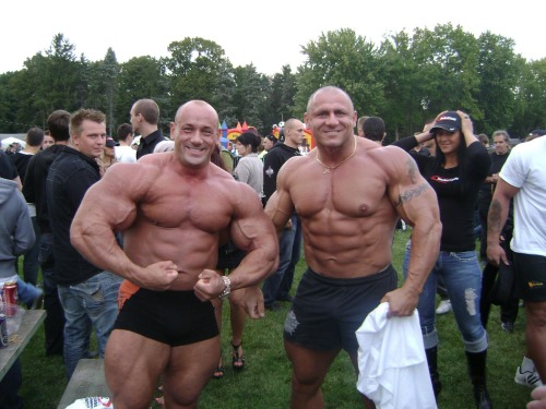 Two Polish beasts! Robert Burneika & Andrzej Zieleniecki.