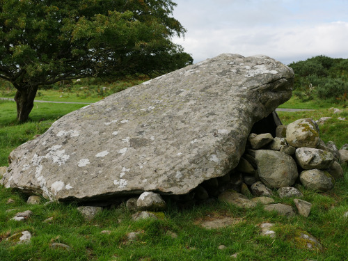 Cors y Gedol Burial Chamber, near Barmouth, North Wales, 13.8.16. This portal dolmen has an amazing 