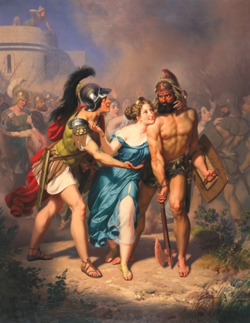 The Rape of the Sabines: The Invasion, Charles Christian Nahl, 1871