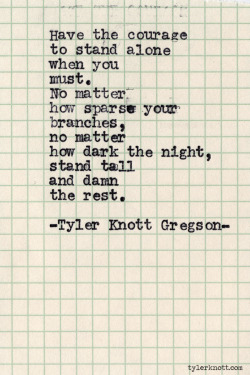 tylerknott:  Typewriter Series #485 by Tyler