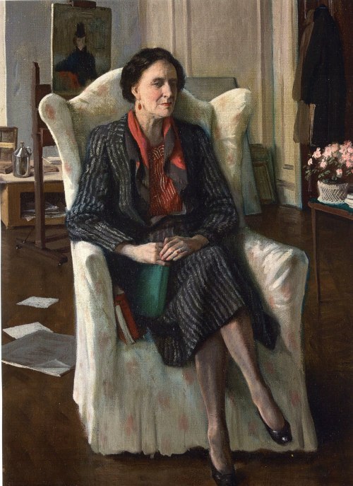 Edith Olivier (1872–1948), First Lady Mayor of Wilton (1939-1940). Rex Whistler (British,