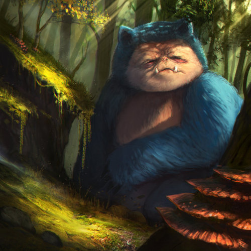 bulbagarden:  Snorlax by HFesbra 