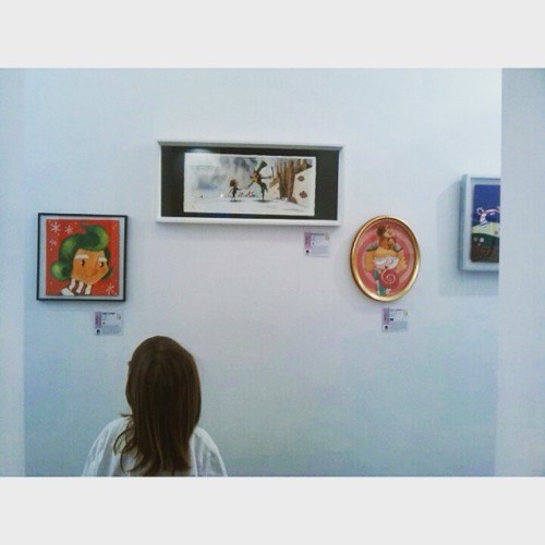 Kids love #Susanitaslittlegallery. These are some of the #CharlieAndTheChocolateFactory tribute artw