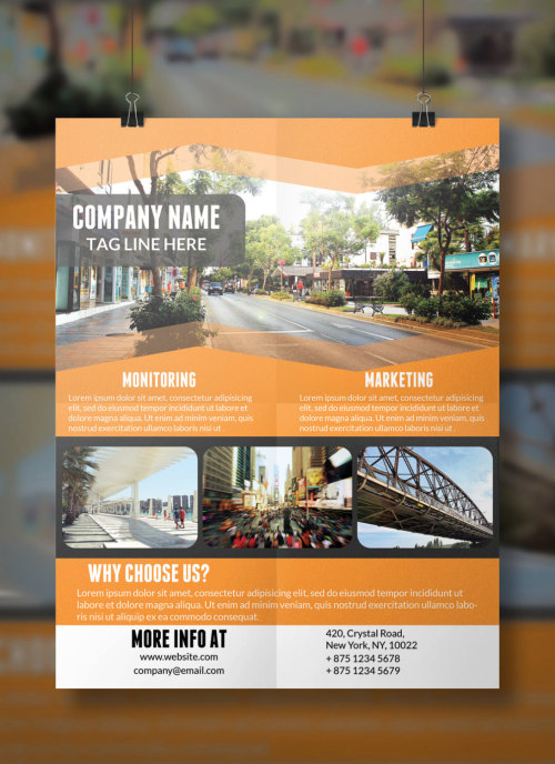 Offtop!Corporate Business Flyer Template | Flyer Template | Business Flyer | PSD Template | Instant 