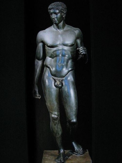 Spear-Bearer part of the exhibition entitled – Defining Beauty – The Body in Ancient Greek Art now a