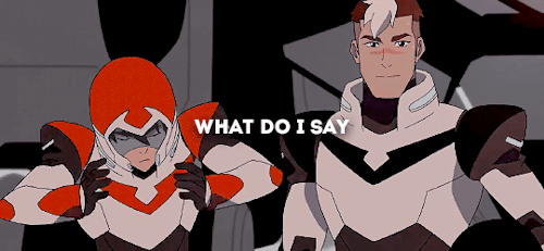 cryopods:Gif request meme ↬ @sunburntkeith​ asked: Voltron + 6. favorite romantic relationshipHow ca