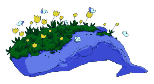 sugarcoatedcricket:mossworm: Garden Sperm Whale @i-have-approximately-4-bones